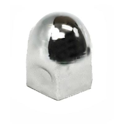 LUG NUT COVER, 1", STAINLESS,CHEVY