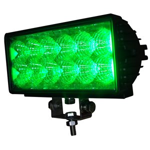 7.9" OFF-ROAD, LIGHT BAR, GREEN LED, DOUBLE ROW, 2700LM-SPOT