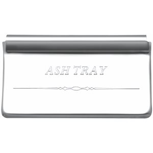 COVER PLATE, ASH TRAY, FLD CLASSIC-ENGRAVED W / GRAPHIC