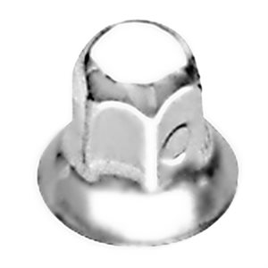 LUG NUT COVER, 7 / 8", SWIVEL NUT W / FLANGE, STAINLESS STEEL, FORD